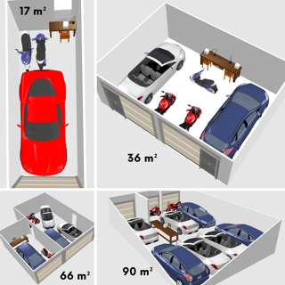  Parking / Garage à louer 17 m²