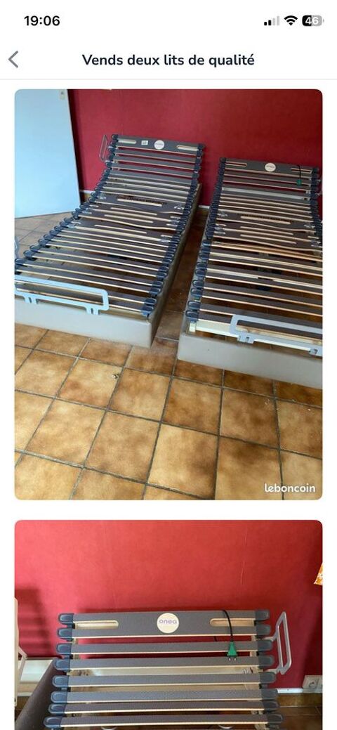 deux lits �lectriques de marque m�dicale 150 Gr�sy-sur-Aix (73)