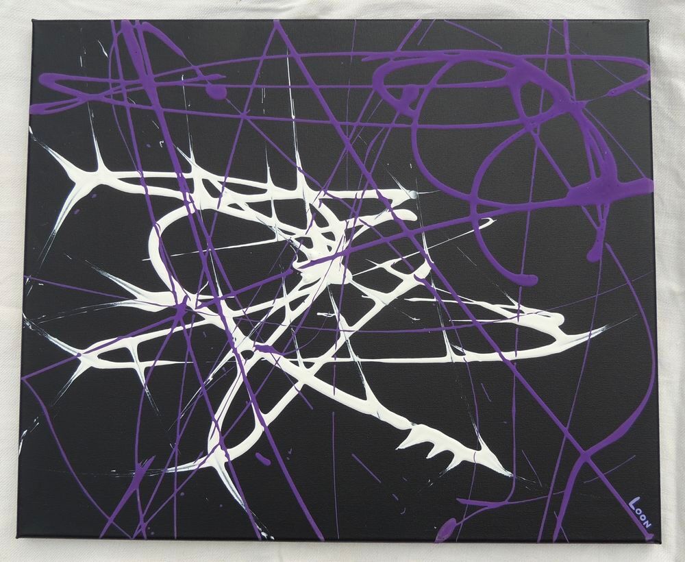 Peinture sur toile art abstrait Décoration