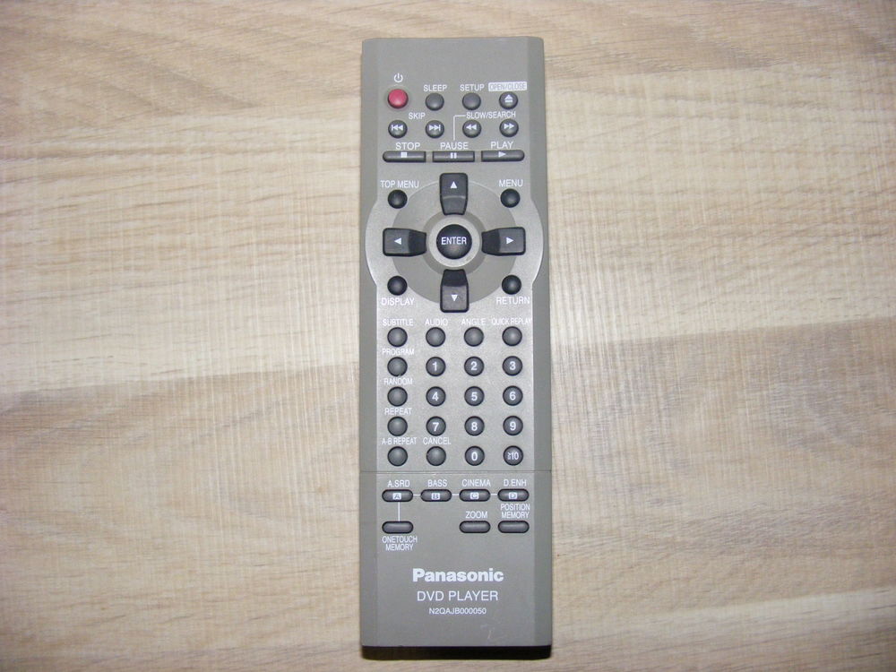 t&eacute;l&eacute;commande Panasonic N2QAJB000050 Photos/Video/TV