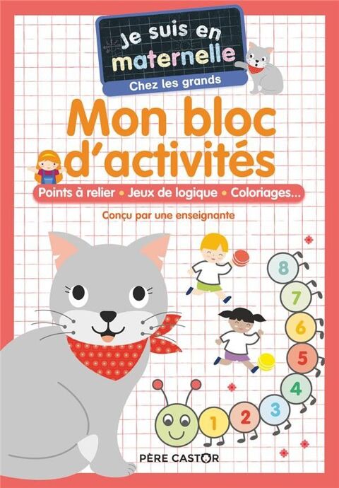 mon bloc d'activités : points à relier, jeux de logique, col Beauchamp (95)