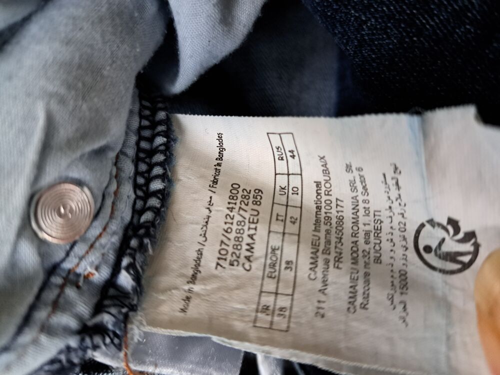 Jean droit Vêtements