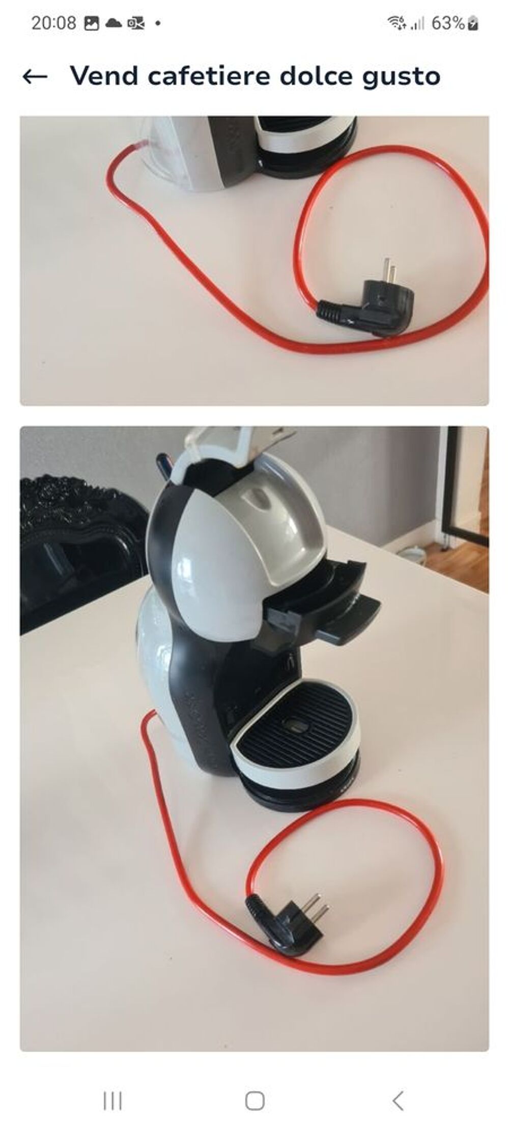 Cafetiere dolce gusto Electroménager