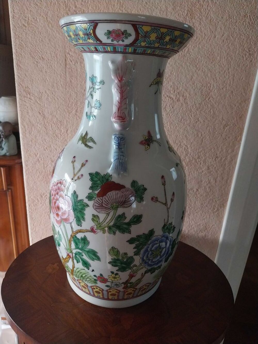 Grand vase chinois en ceramique Décoration