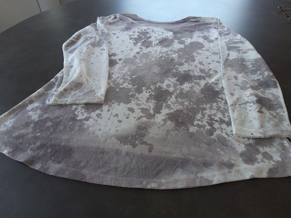 PULL gris et blanc - M Vêtements
