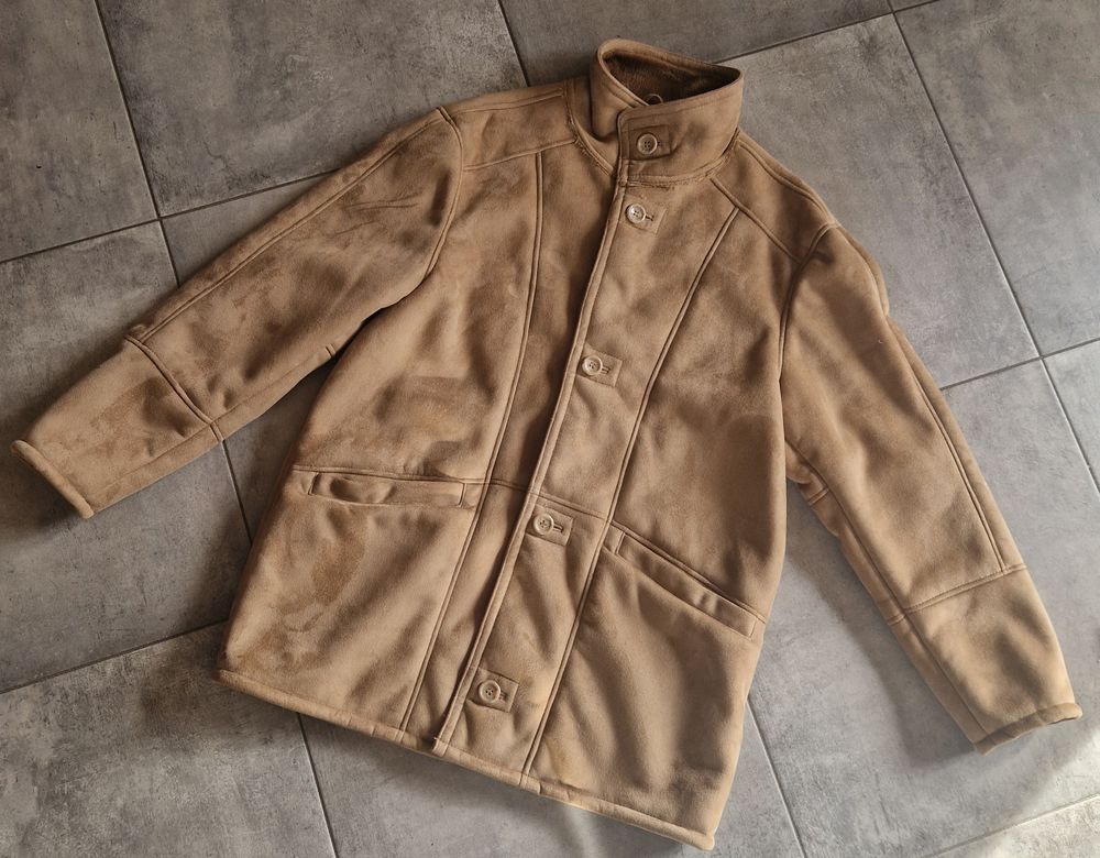 MANTEAU DOUBLE FOURRURE SYNTHETIQUE Vêtements