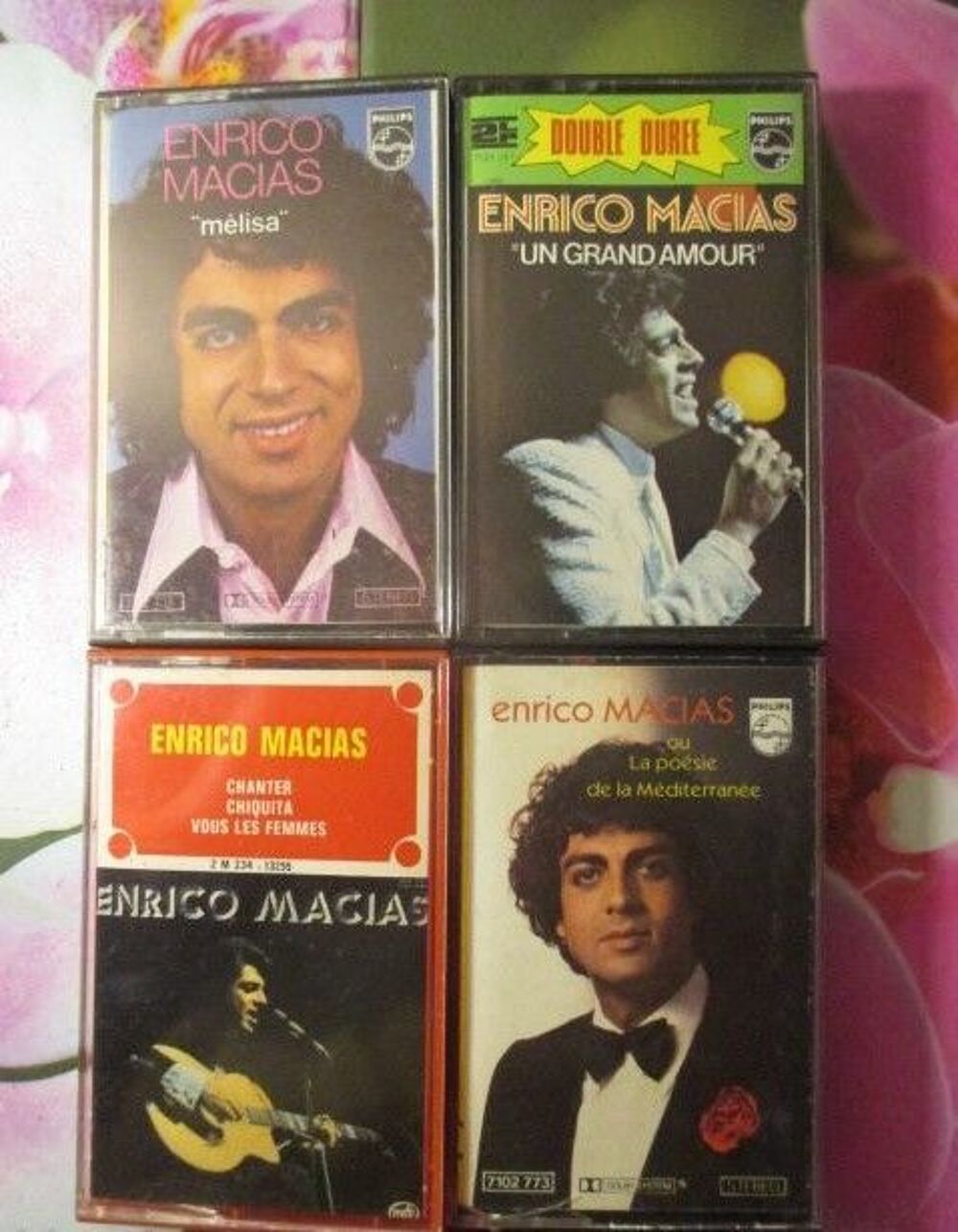 Cassettes audio Enrico Macias CD et vinyles