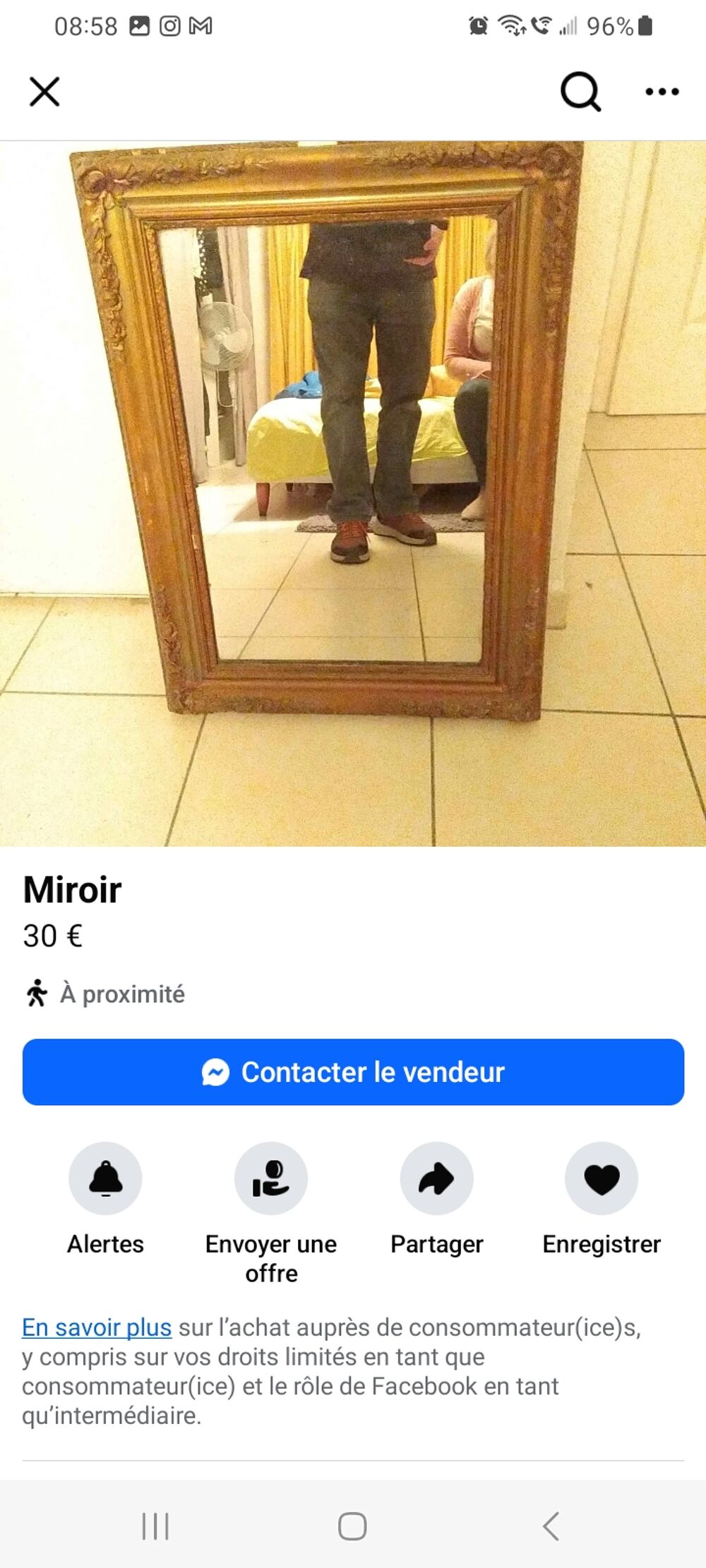 Miroir ancien Décoration