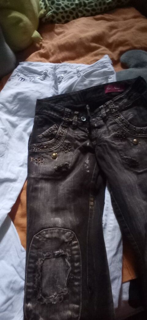 lot de 2 jeans femme 12 Pantin (93)