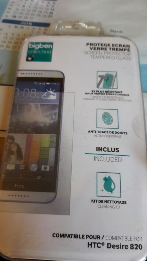Prot�ge-�cran en verre pour HTC Desire 820 5 Mouguerre (64)