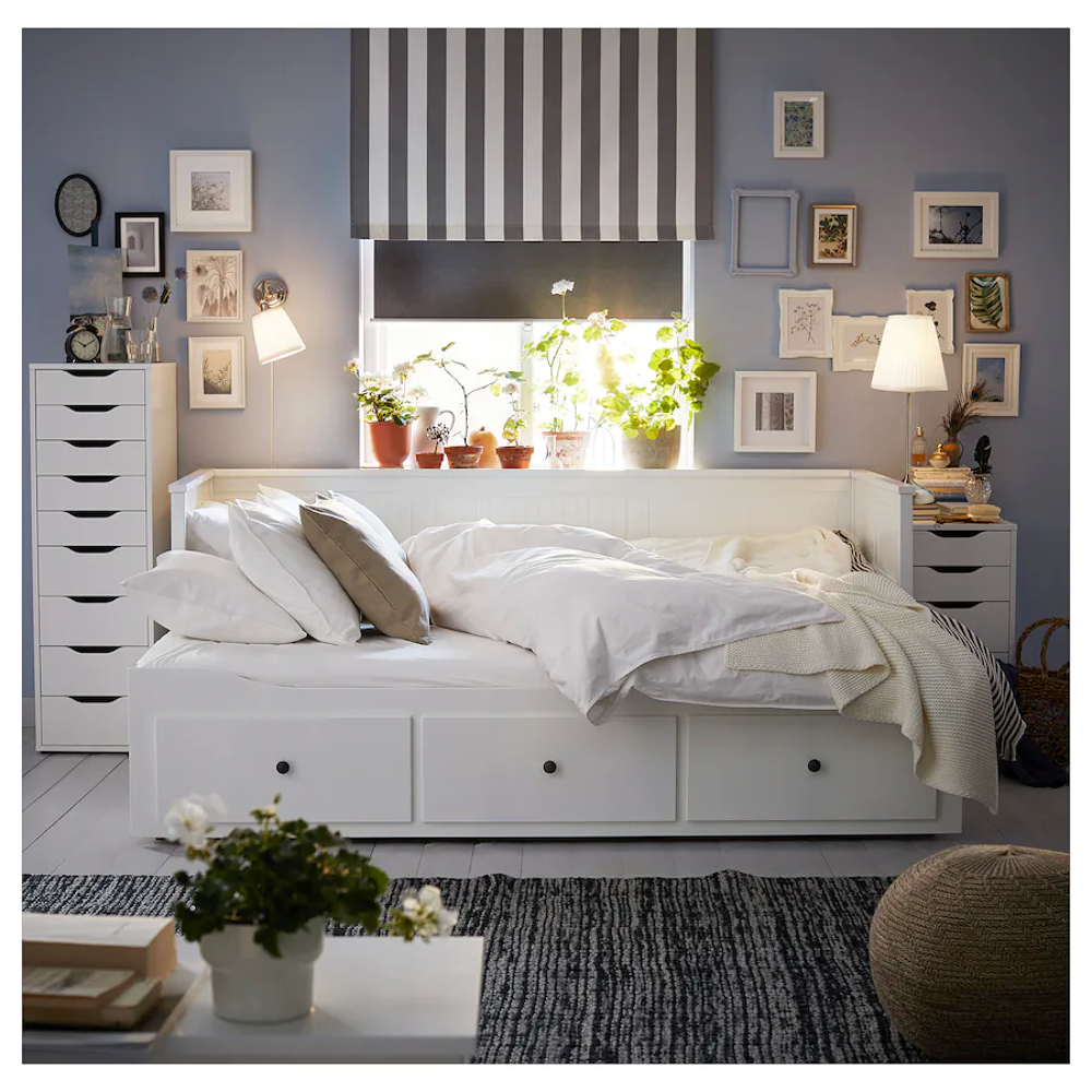 Lit banquette 2 places - Ikea HEMNES Meubles
