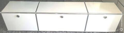 meuble bas tv/hifi usm haller blanc � 3 portes aba 1350 Chenoise (77)