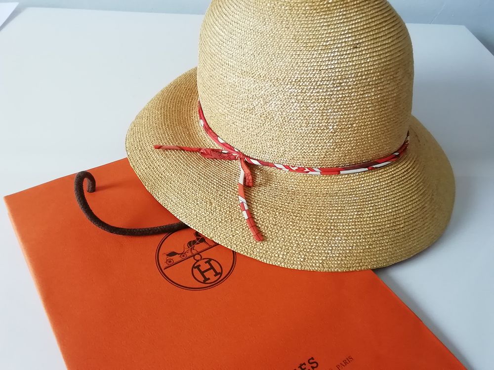 Chapeau de paille Herm&egrave;s Vêtements
