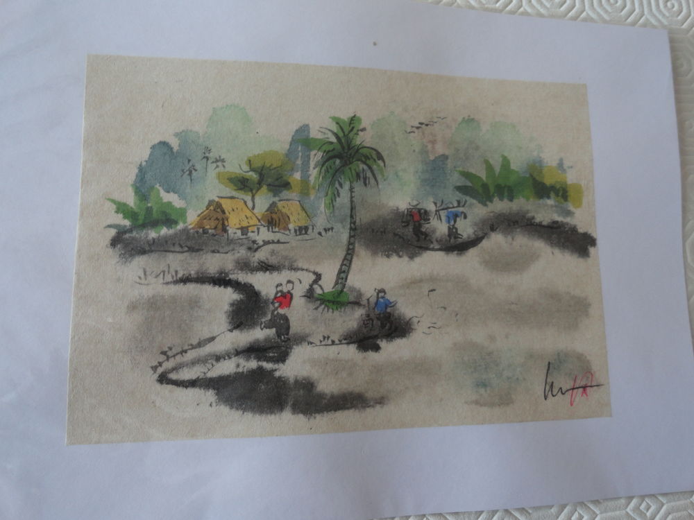 Peinture sur soie du VIETNAM Décoration