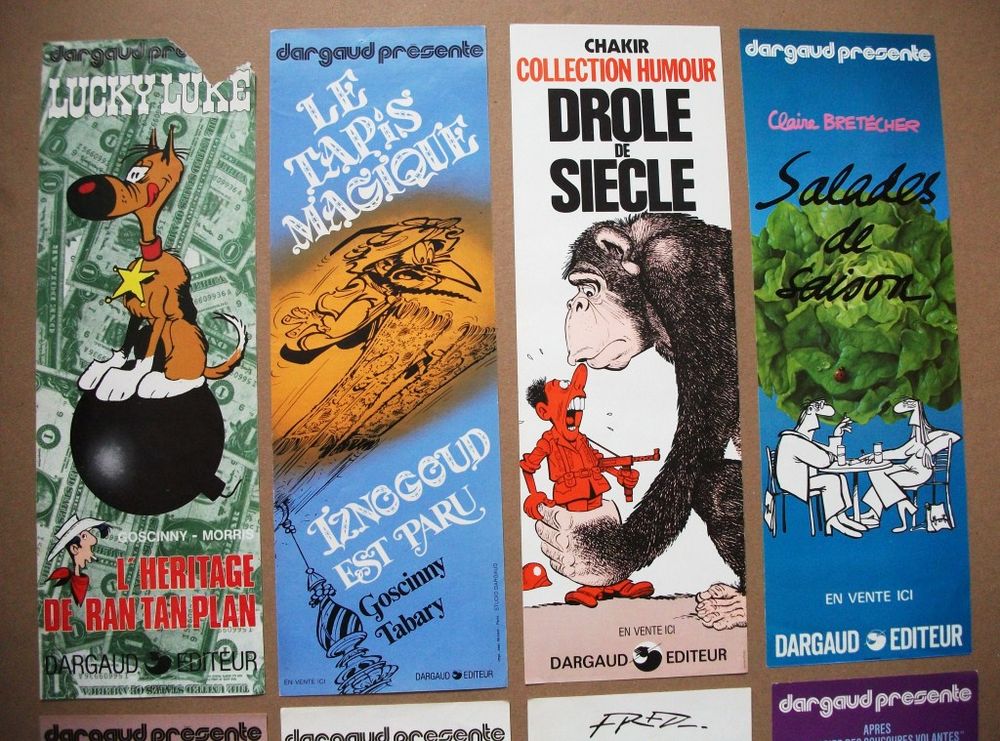 LOT 8 Affiches publicitaires Dargaud (1973) 
