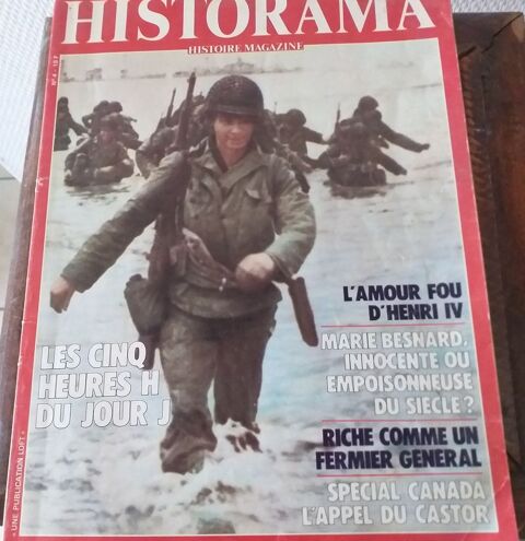  HISTORAMA N°4 JUIN 1984 Spécial canada / debarquement jourj 3 Montauban (82)