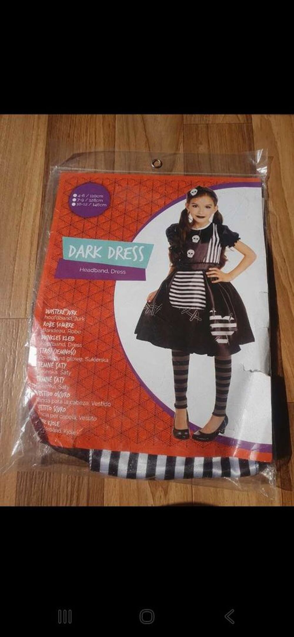 d&eacute;guisement halloween taille 4-6ans neuf Vêtements enfants