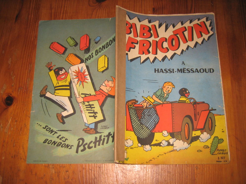 bd bibi fricotin 52 a hassi -m&eacute;ssaoud EO 1961 Livres et BD