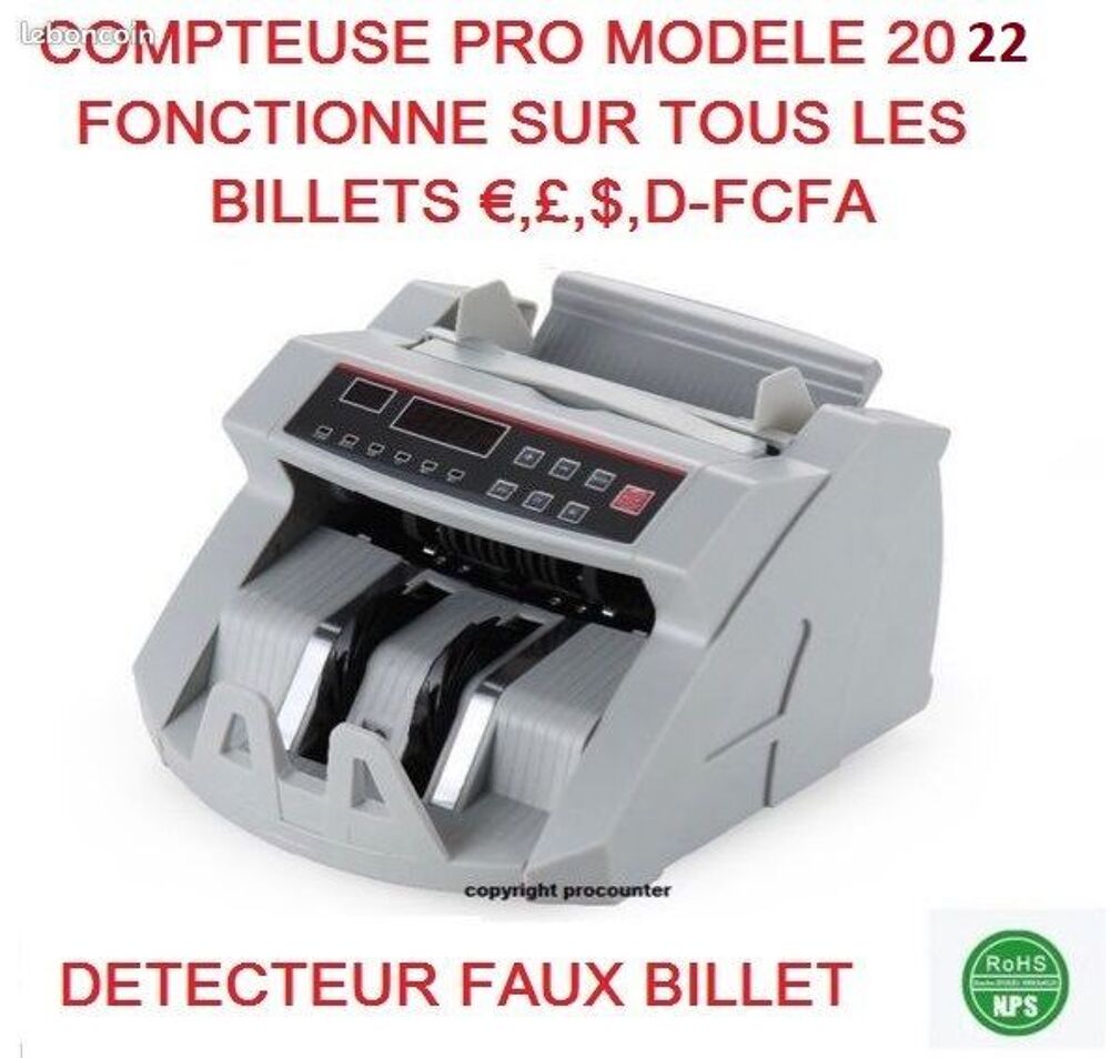 Valorisatrice Compteuse de billets D&eacute;tecteur faux billets
Matériel informatique