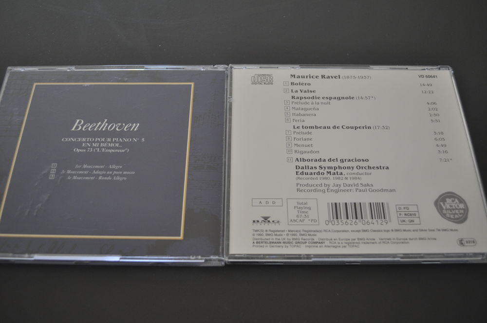 Lot de CD avec entre autre Chopin CD et vinyles