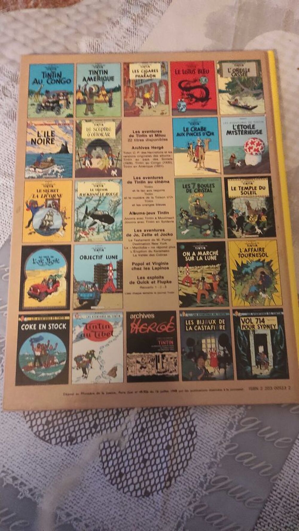 livre Tintin Livres et BD