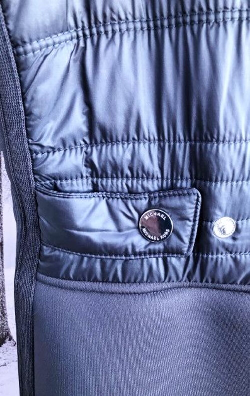 MICHAEL KORS - MANTEAU A CAPUCHE FEMME NOIR MATELASS&Eacute; Vtements