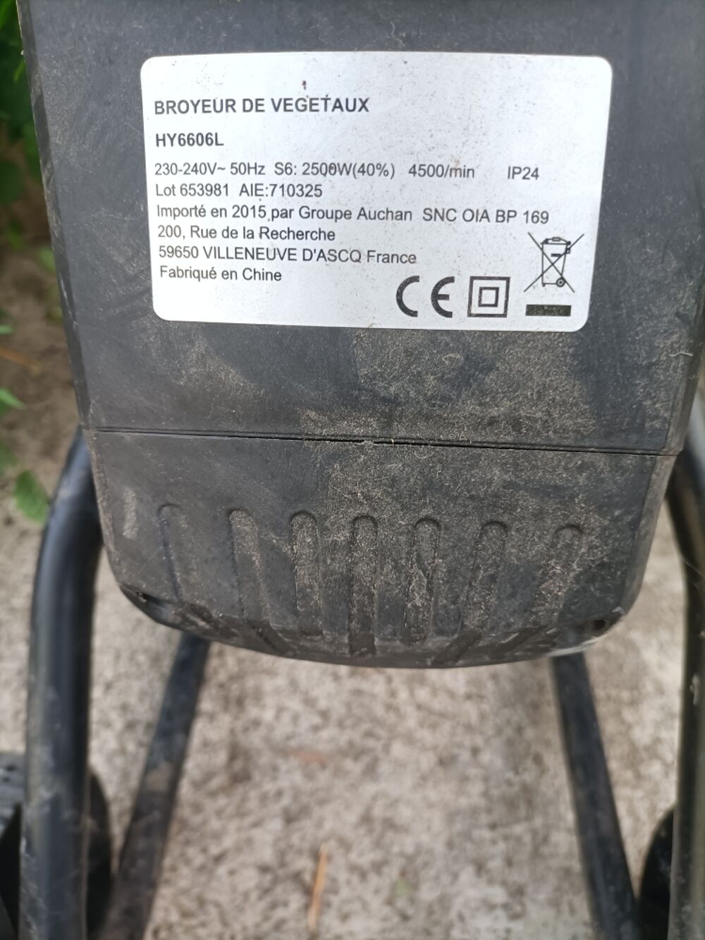 broyeur &agrave; feuilles Bricolage