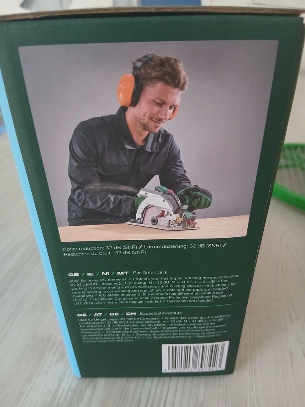 Casque antibruit neuf Parkside Bricolage