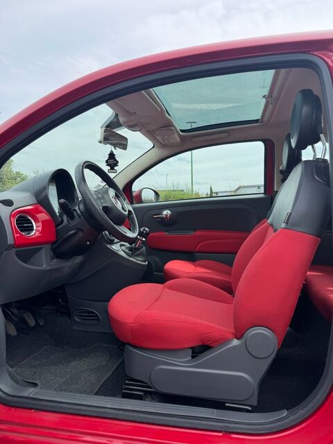 Fiat 500 1.2 69 ch Dualogic Lounge 2014 occasion Bordeaux 33000