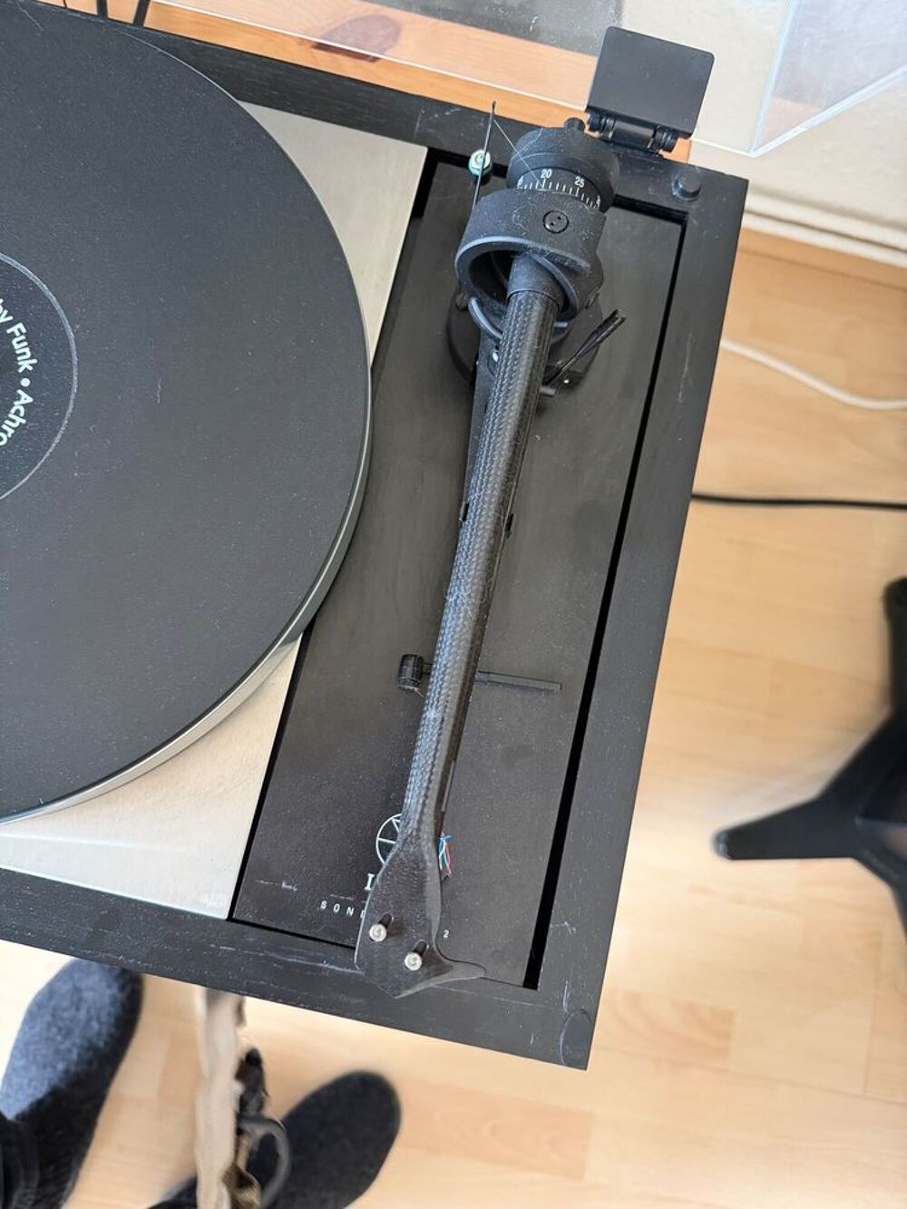 Platine vinyle LINN Sondek LP-12 noire &eacute;b&egrave;ne Audio et hifi