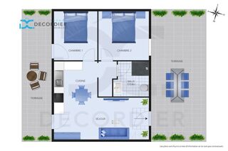 Vente Appartement THONON-LES-BAINS APPARTEMENT T2 LOUÉ 49 M² Thonon les bains