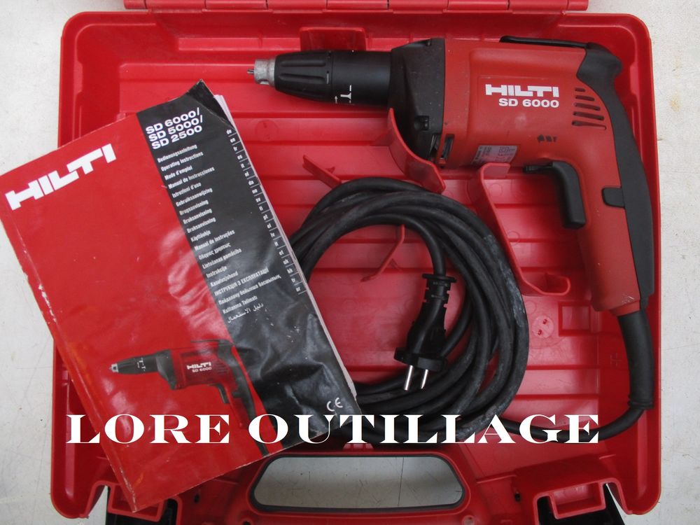HILTI SD 6000 - visseuse &agrave; placo Bricolage