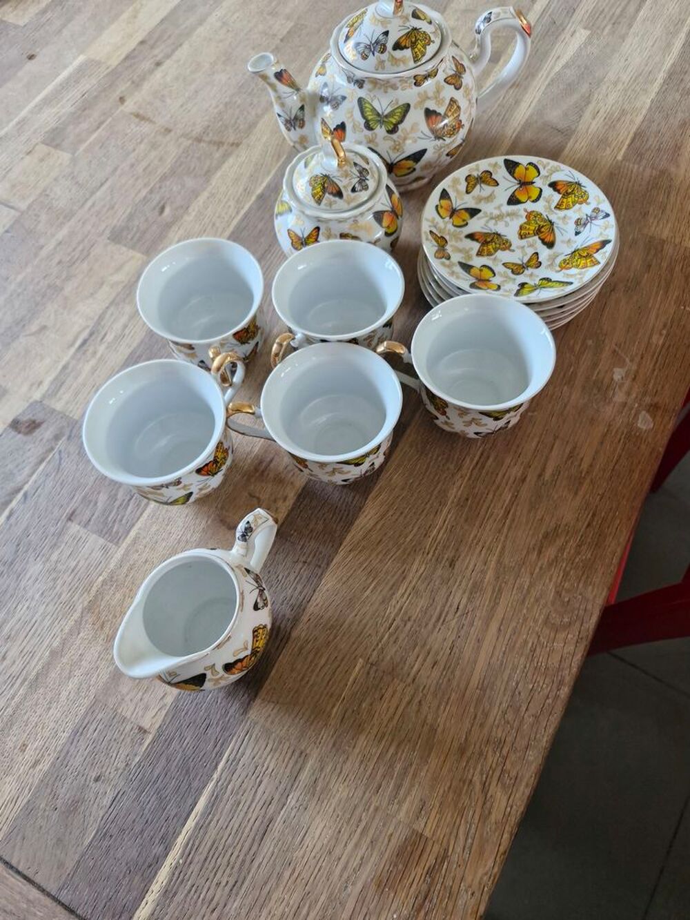 lots de tasse papillon Décoration