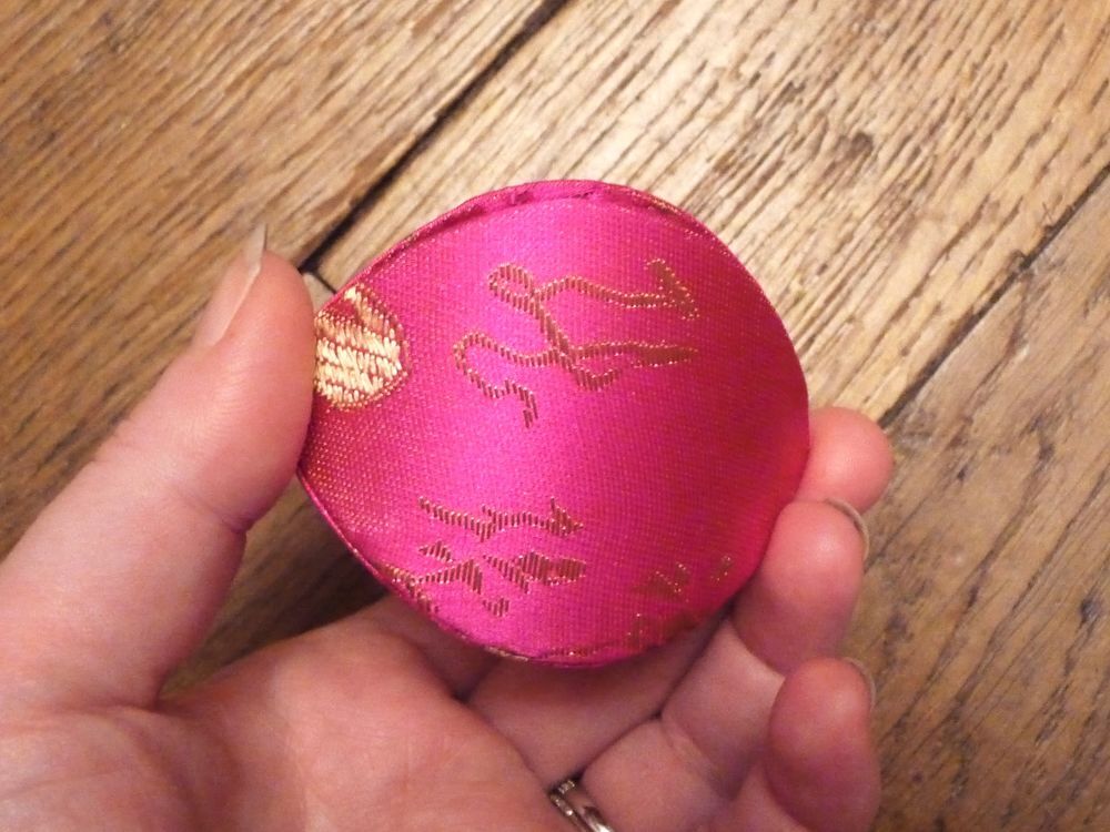 Porte Monnaie Clic Clac Rigide Rose &agrave; Motif Dor&eacute;- Neuf Maroquinerie