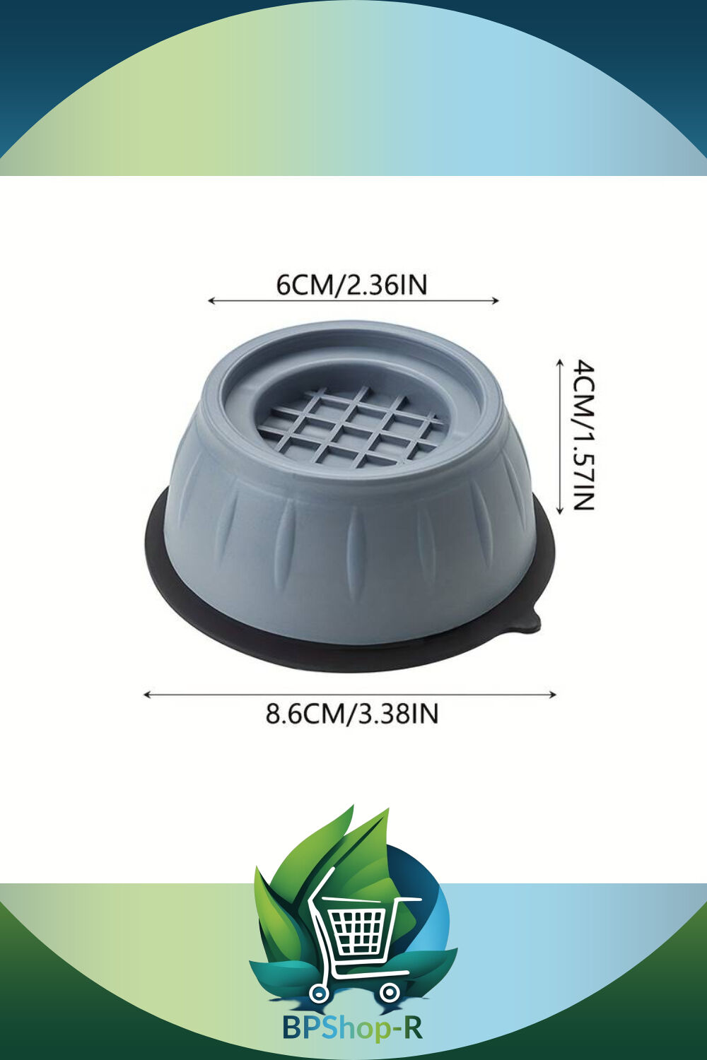 Ensemble de 4 Tampons Anti Vibrations pour Machine Electroménager
