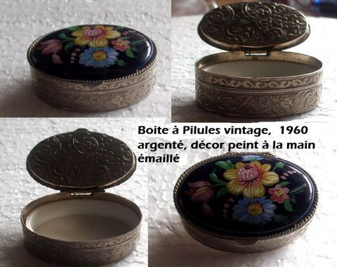 3 petites boites  pilules vintage 20 Antibes (06)