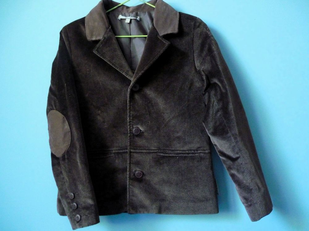 Veste velours gar&ccedil;on pirouette cacahouete 12 ans marron d&eacute;gr Vêtements enfants
