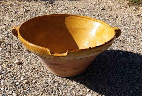 Gresale tian terre vernissee ancien dia 44 cm 130 Saint-Jean-de-Fos (34)