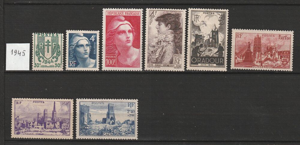 Timbres Neufs Ann&eacute;es 40 Charni&egrave;res clean 