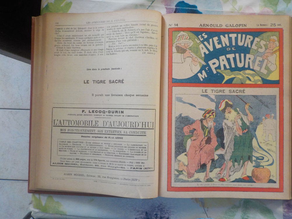 LES AVENTURES DE Mr PATUREL N&deg;1 &agrave; 50 1929 de ARNOULD GALOPIN Livres et BD