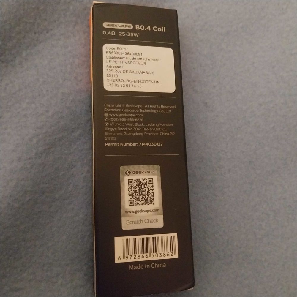 r&eacute;sistances neuves geek vape Bricolage