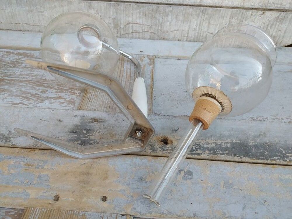 Ancienne Cafeti&egrave;re Hellem Design Art D&eacute;co Verre Pyrex Décoration