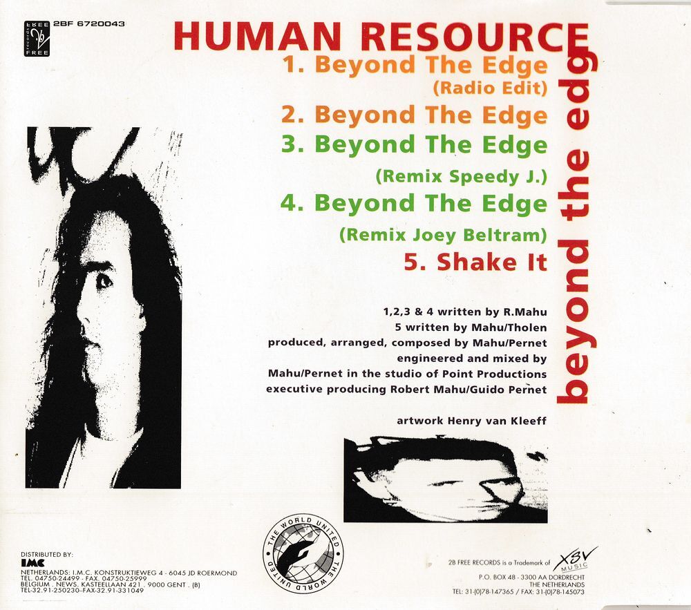 CD Human Resource - Beyond The Edge CD et vinyles