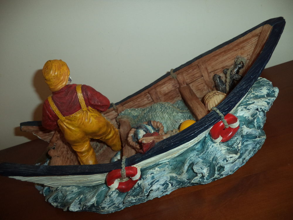Bateau de p&ecirc;cheur d&eacute;coratif. Décoration
