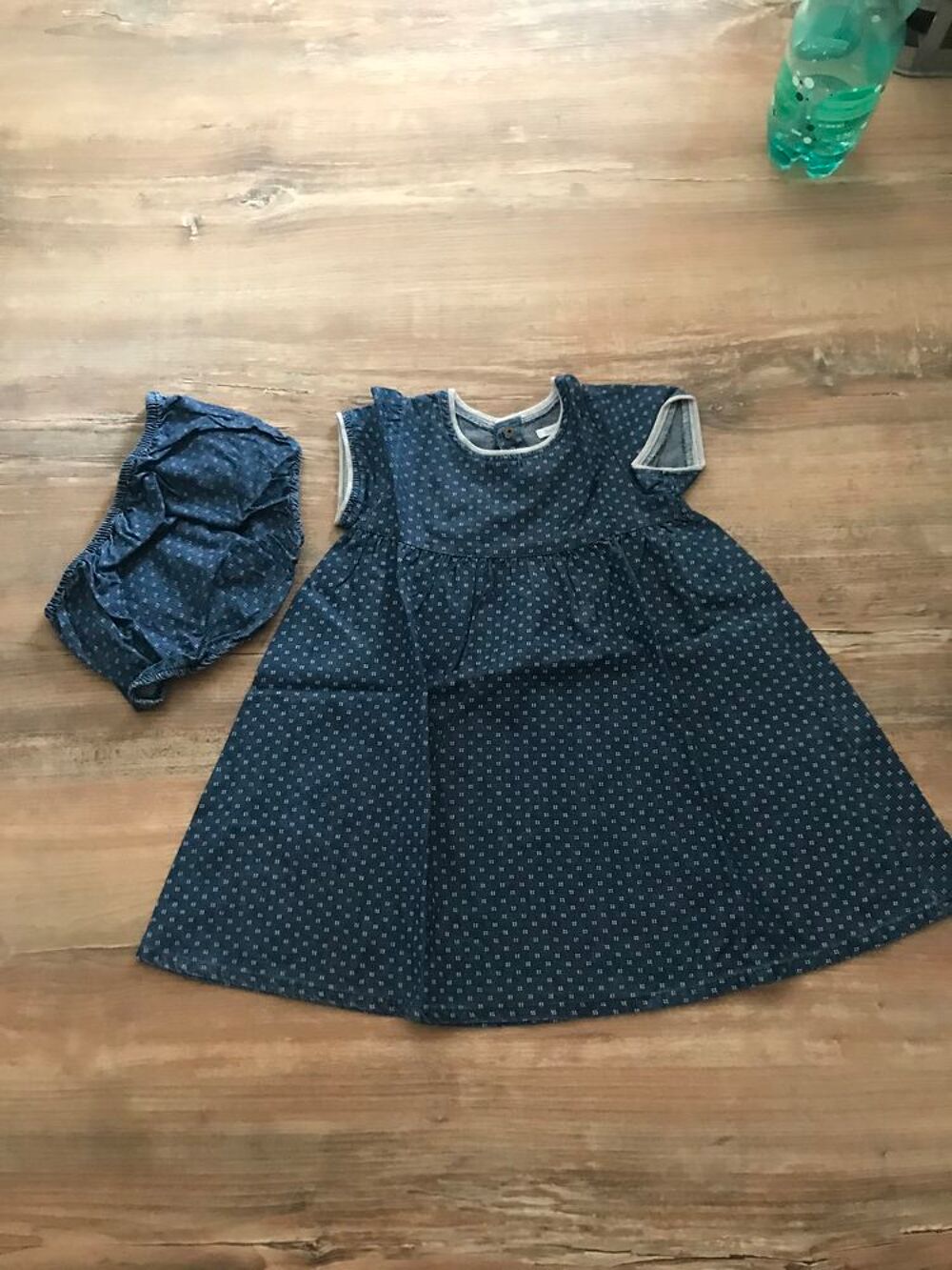 Robe + culotte enfant fille " Bout'chou " Vêtements enfants