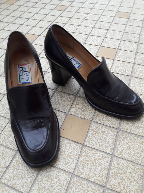 Mocassins marron fonc� Luca Ferri taille 36 pour femme 12 Toulouse (31)