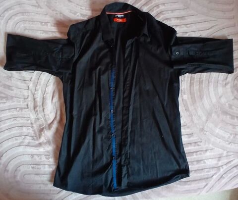 Chemise homme bleu marine Caen (14)