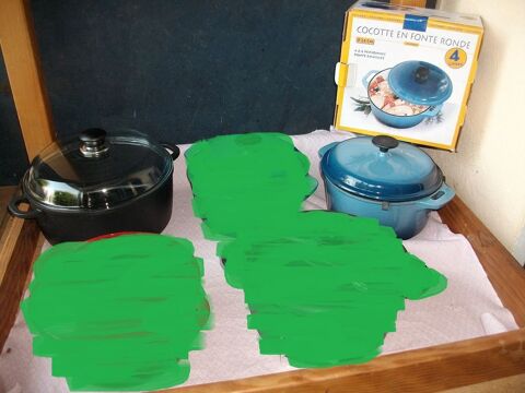 Cocottes en fonte Ronde et Ovales � couvercle-neuves 25 Bouxwiller (67)