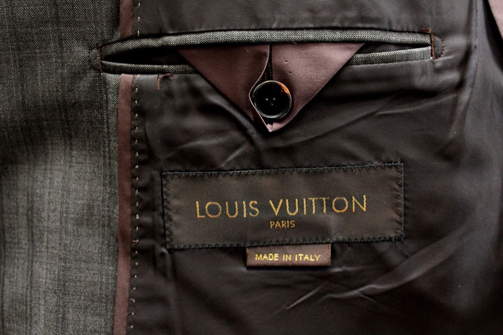 Veste gris anthracite fines rayures LOUIS VUITTON 
T.56 IT Vêtements
