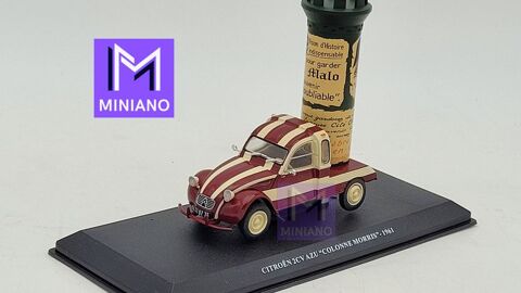 CITROEN 2 CV AZU PICK-UP COLONNE MORRIS 1961  28 Limay (78)